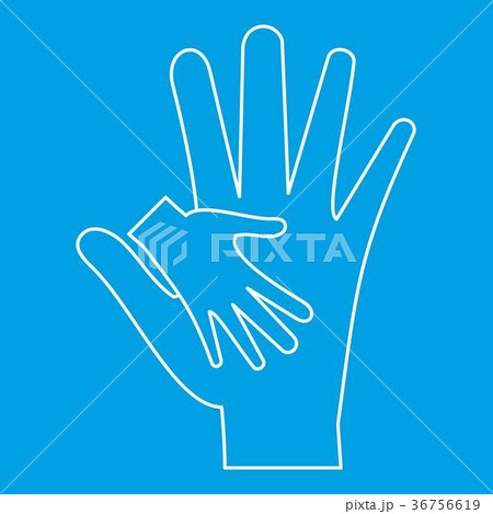 baby hands outline