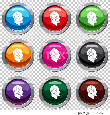 Operator in headset set 9 collection 36756752