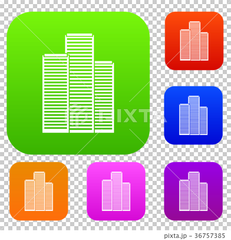 Skyscrapers in Singapore set collection 36757385