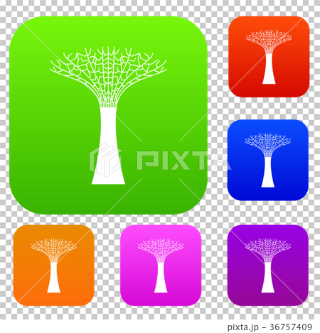 Singapore Supertree at the Gardens By The Bay set collection 36757409