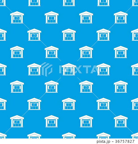 Warehouse building pattern seamless blue Warehouse building pattern seamless blue 36757827