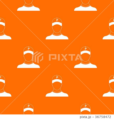 Parking attendant pattern seamless 36758472