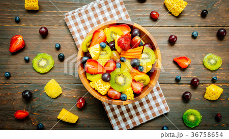 Mixed and assorted fruits 36758654