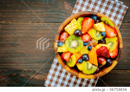 Mixed and assorted fruits 36758656