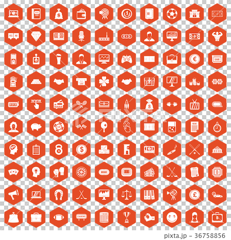100 sweepstakes icons hexagon orange 100 sweepstakes icons hexagon orange 36758856