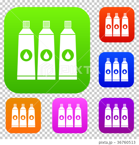 Three tubes with paint set collection 36760513