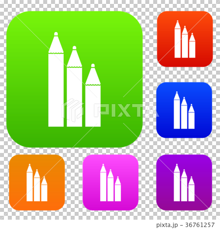 Three pencils set collection 36761257