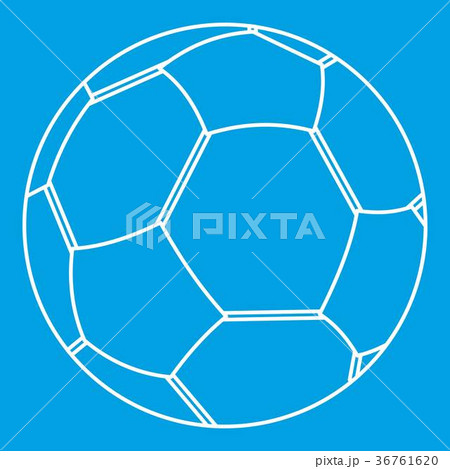 Soccer ball icon, simple style Soccer ball icon, simple style 36761620