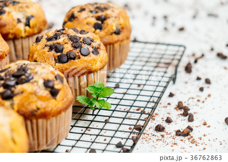 Chocolate chip muffin 36762863