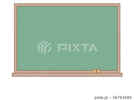 黒板 輪郭線うす茶色 黒板 輪郭線うす茶色 36763689