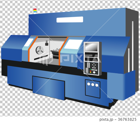 工作機械 Nc旋盤のイラスト素材