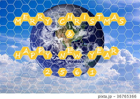 Merry Christmas & Happy New Year 2561 Merry Christmas & Happy New Year 2561 36765366