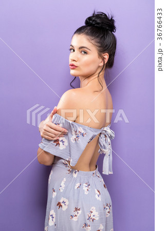 Beautiful young woman  36766433