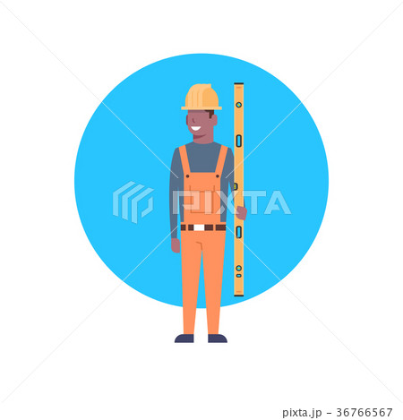 Construction Worker Icon African American Builder Construction Worker Icon African American Builder 36766567