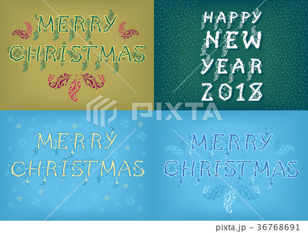 New Years and Christmas Country Cards New Years and Christmas Country Cards 36768691