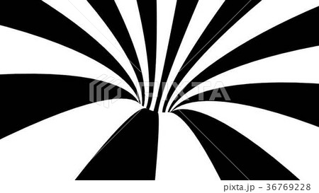 Black and white hypnotic spiral. Abstract 36769228
