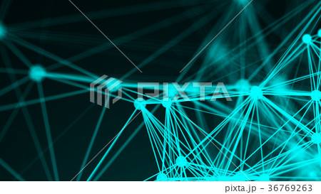 Abstract connection dots. Technology background 36769263