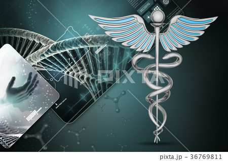 caduceus medical symbol caduceus medical symbol 36769811