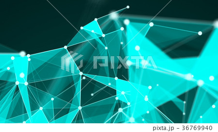 Abstract Polygonal Space Background with Abstract Polygonal Space Background with 36769940