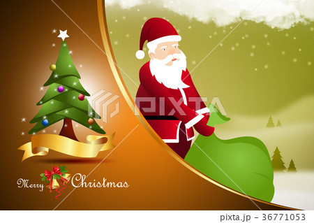 Santaclause with xmas tree Santaclause with xmas tree 36771053