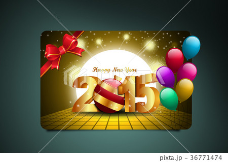 Happy New Year 2015 celebration concept 36771474