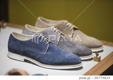 Men shoes in a store in Paris. Men shoes in a store in Paris. 36774824