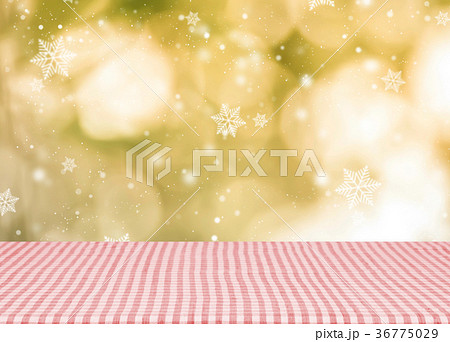 Empty red tablecloth material wooden, deck Empty red tablecloth material wooden, deck 36775029