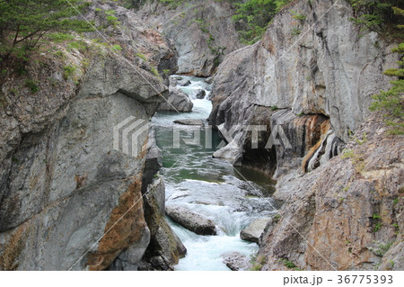 龍王峡・むささび橋から望む青龍峡 36775393