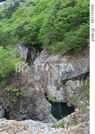 龍王峡・青龍渓の渓谷 36775409