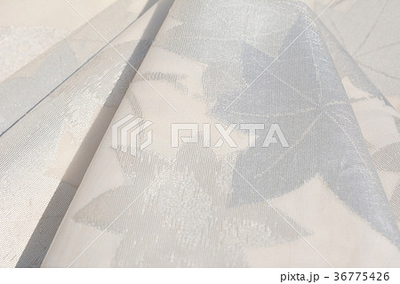 和風イメージ、和布、絹織物 36775426