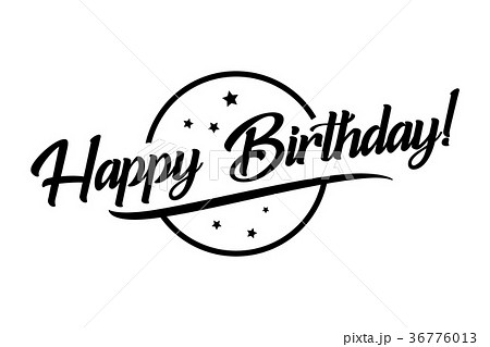 Happy Birthday card. Beautiful greeting banner 36776013