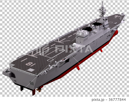 Helicopter carrier ☆ Hyuga escort ship 36777844