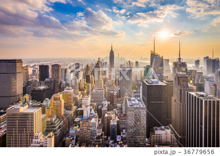 New York City Skyline at Dusk 36779656