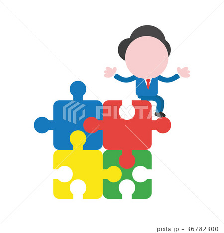 Vector faceless businessman character 36782300