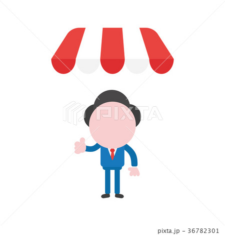 Vector faceless businessman character 36782301