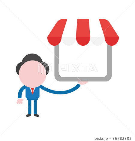 Vector faceless businessman character 36782302