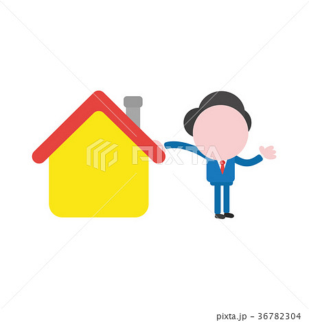 Vector faceless businessman character 36782304