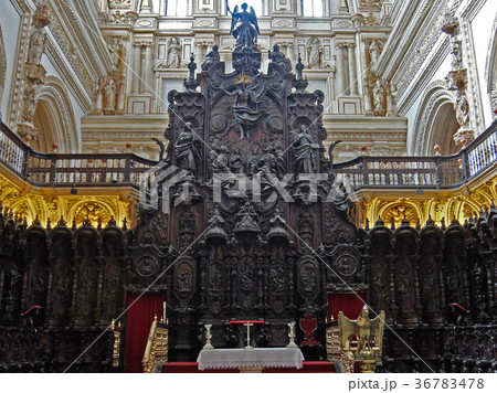 メスキータ　マヨール礼拝堂の司教席（コルドバ/スペイン） 36783478