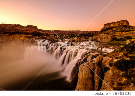 Shoshone Falls at sunset in Twin Falls, Idaho 36783836