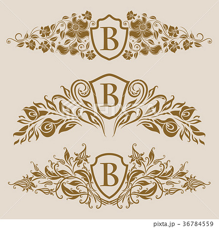 Monogram Logos Set Monogram Logos Set 36784559