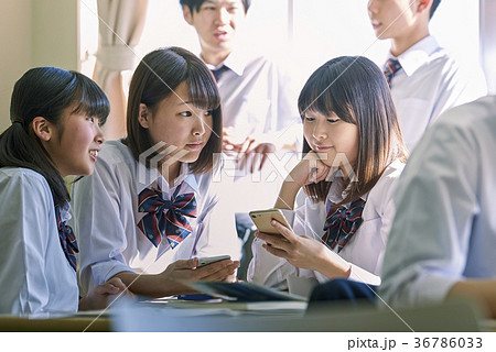 学生 - 休み時間 - 談笑 36786033