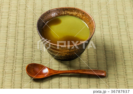 抹茶ぷりん Green tea pudding Sweet taste of Japan 抹茶ぷりん Green tea pudding Sweet taste of Japan 36787637