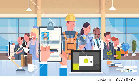 Hr Manager Hand Hold Cv Resume Of Construction 36788737