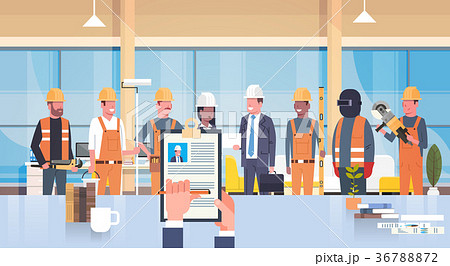 Hr Manager Hand Hold Cv Resume Of Construction 36788872