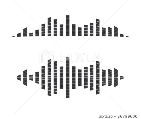Sound waves vector illustration Sound waves vector illustration 36789600
