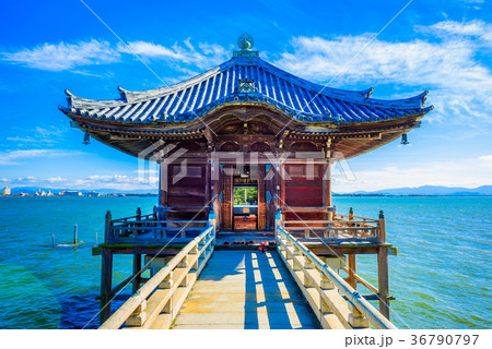 滋賀県 満月寺浮御堂 琵琶湖 36790797