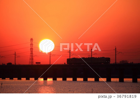 夕刻の北浦 夕刻の北浦 36791819