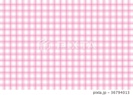 チェック模様 ピンク 背景白のイラスト素材