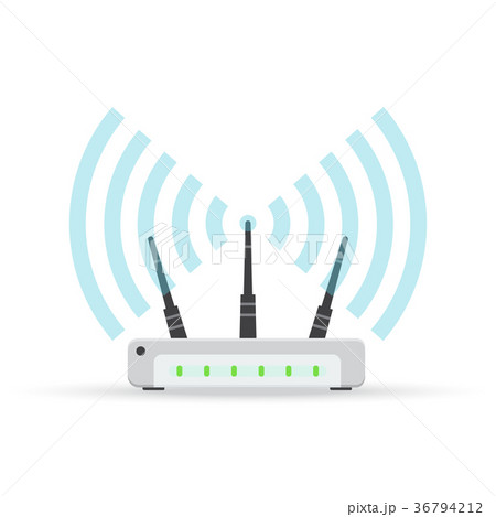 Wireless ethernet modem router sign, Vector Wireless ethernet modem router sign, Vector 36794212