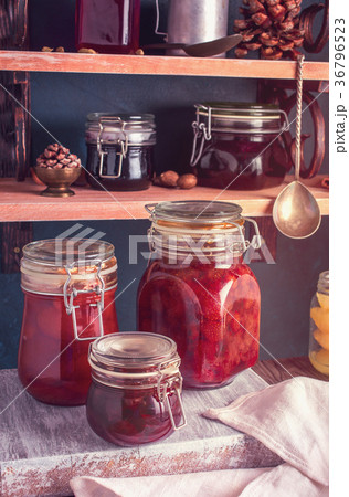 Homemade jam closeup Homemade jam closeup 36796523